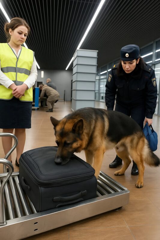 Ένας σκύλος υπηρεσίας στο αεροδρόμιο παρατήρησε αυτήν τη βαλίτσα και άρχισε να κλαψουρίζει, τραβώντας την προσοχή του αξιωματικού: όταν άνοιξαν τη βαλίτσα, έμειναν σοκαρισμένοι με αυτό που είδαν